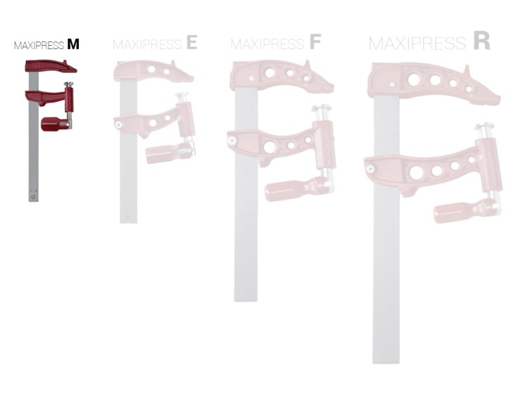 PIHER Maxipress M Ścisk śrubowy 25 cm / Moc 400 Kg