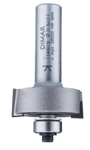 DIMAR frez do wręgowania 1140019 D=31,8 mm, t=9,5 mm, chwyt 12 mm