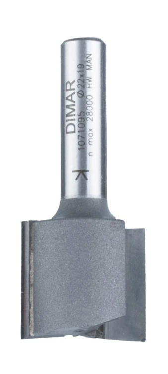 DIMAR frez prosty Z2 D22 B19 L51 d8 1071095