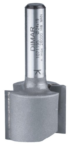 DIMAR frez prosty Z2 D24 B19 L51 d8 1071195