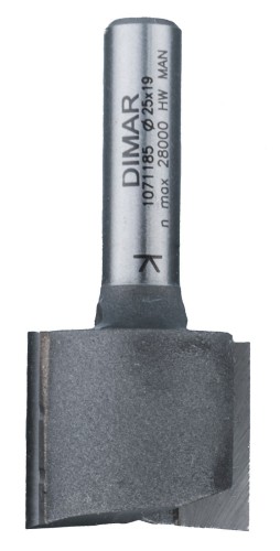 DIMAR frez prosty Z2 D25 B19 L51 d8 1071185