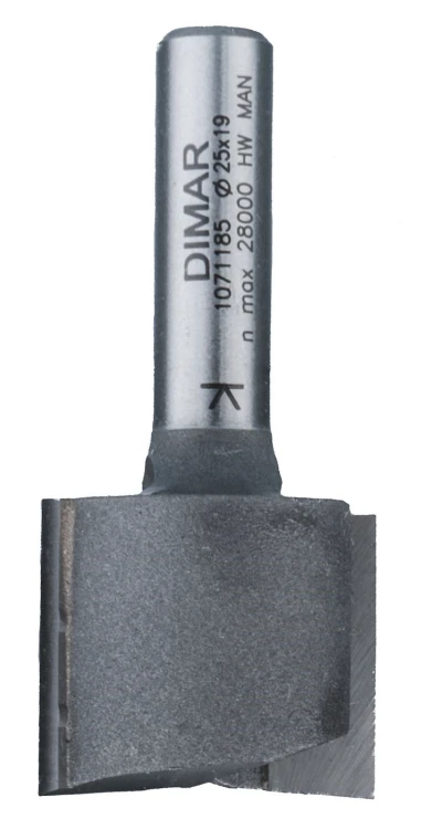 DIMAR frez prosty Z2 D25 B19 L51 d8 1071185
