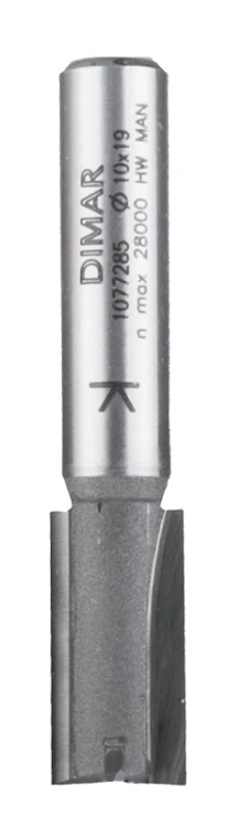 DIMAR frez prosty z płytką czołową Z2 D10 B19 L51 d8 1077285