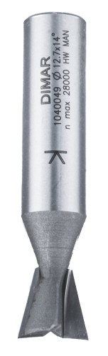 DIMAR frez jaskółczy ogon Z2 D12,7 B12,7 L60 a14° d12 1040049