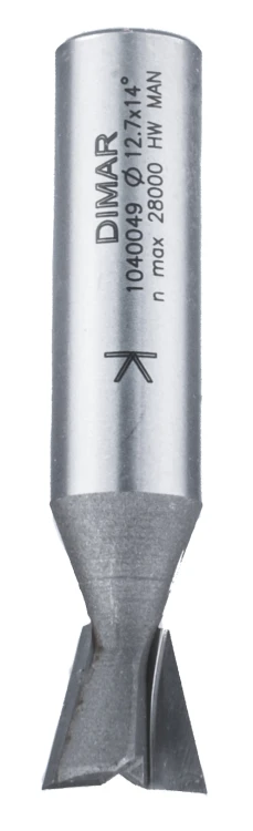 DIMAR frez jaskółczy ogon Z2 D12,7 B12,7 L60 a14° d12 1040049