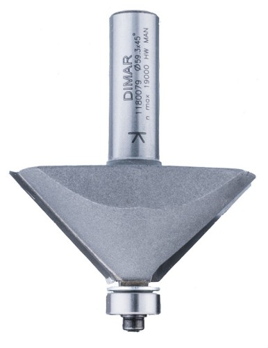 DIMAR frez skośny z łożyskiem Z2 D60 B25,4 L73 a45° d12 1180079