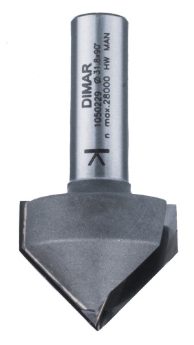 DIMAR frez V Z2 D31,8 B25 L63 a90° d12 1050229