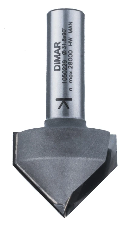 DIMAR frez V Z2 D31,8 B25 L63 a90° d12 1050229