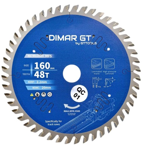 DIMAR piła tarczowa MFS Blue Coating D160 B2,2 c1,6 d20 Z48 90115343