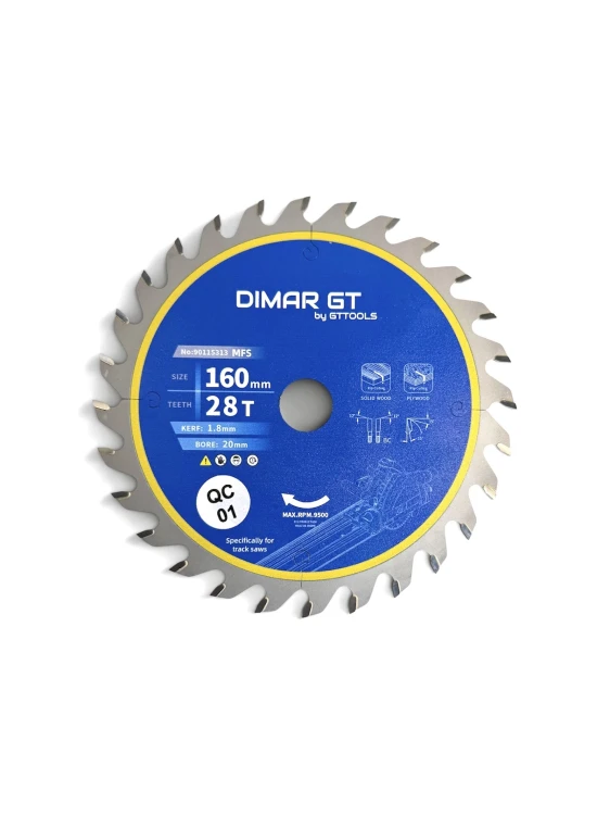 DIMAR piła tarczowa MFW Blue-Yellow D160 B1,8 c1,2 d20 Z28 90115313