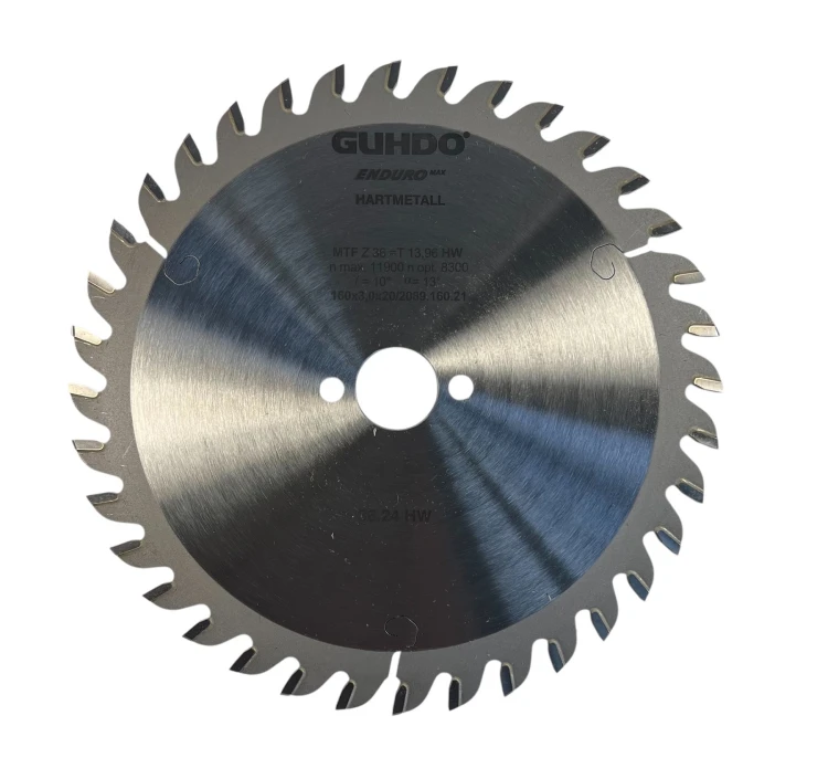 GUHDO piła tarczowa TF Enduro Max D160 B3 c2 d20 Z36 2089.160.21