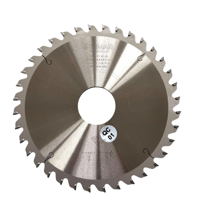 DIMAR podcinak diamentowy PCD D200 B4,8-5,6 d45 H6 Z36 S2833.211.45
