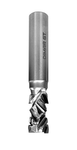 DIMAR frez diamentowy prosty Z2+2 D12 B22 L70 d12 AX40° S6935.012.22
