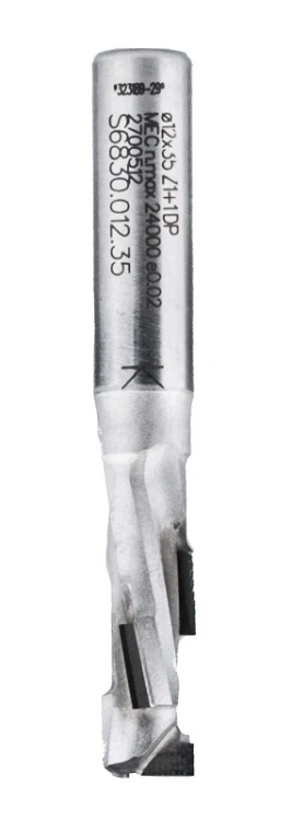 DIMAR frez diamentowy prosty Z1+1 D12 B35 L80 d12 RH S6830.012.35P — widok 2