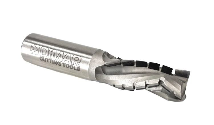 DIMAR frez diamentowy prosty Z3 D20 B45 L105 d20 TOP2 RH S6834.220.45P — widok 2