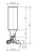 DIMAR frez diamentowy do rowków T Z2+2 D28 B13,7 L80 d20 R3,4 T-slot E RH S6850.028.13 — widok 3