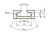 DIMAR frez diamentowy do rowków T Z2+2 D28 B13,7 L80 d20 R3,4 T-slot E RH S6850.028.13 — widok 4