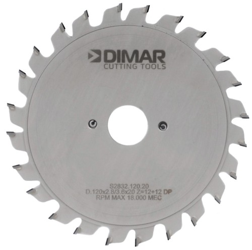 DIMAR podcinak diamentowy składany D120 B2,8-3,6 d20 VF Z12+12 S2832.120.20