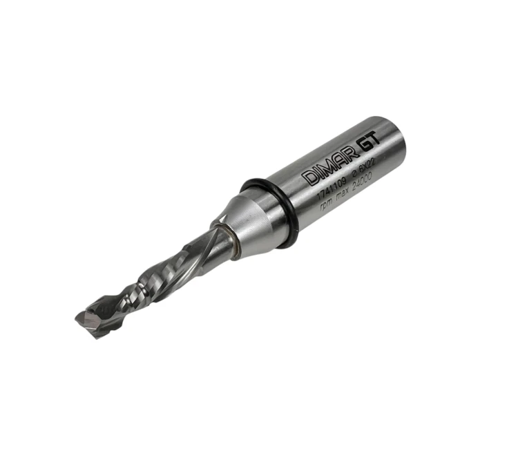 DIMAR frez spiralny do nestingu Z2 D6 B22 L70 d12 UP&DOWN 1741109 — widok 2