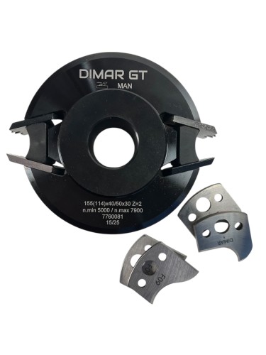 DIMAR głowica nasadzana MULTI-PROFIL Z2 D114 B40/50 d30 7760081