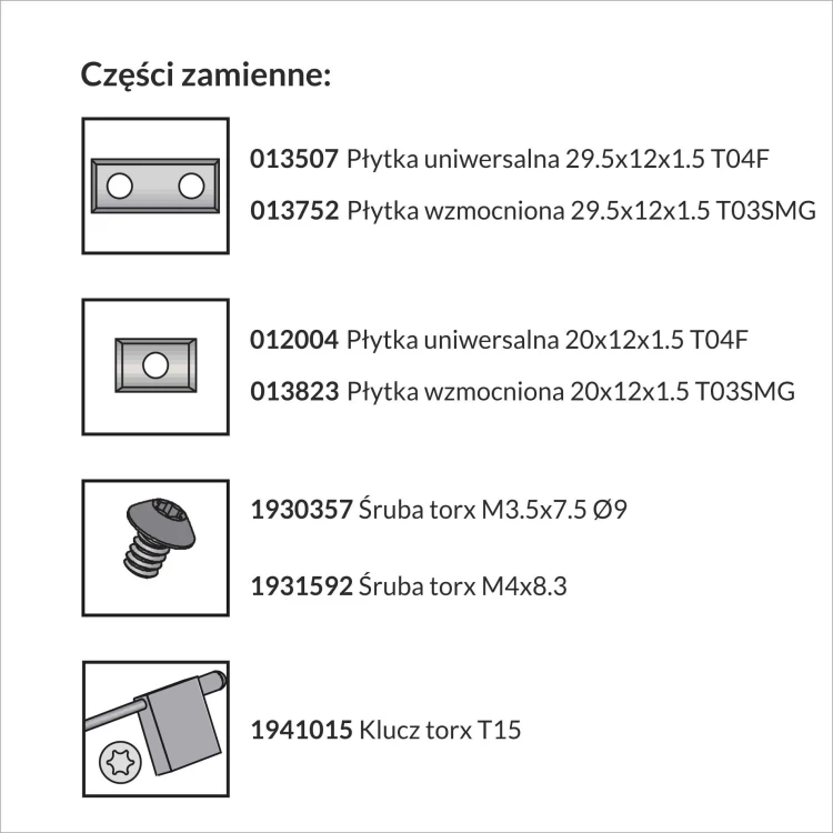 DIMAR głowica do wręgowania i planowania CNC Z2+2 D60 B29,5 L110 d20 8073360 — widok 5