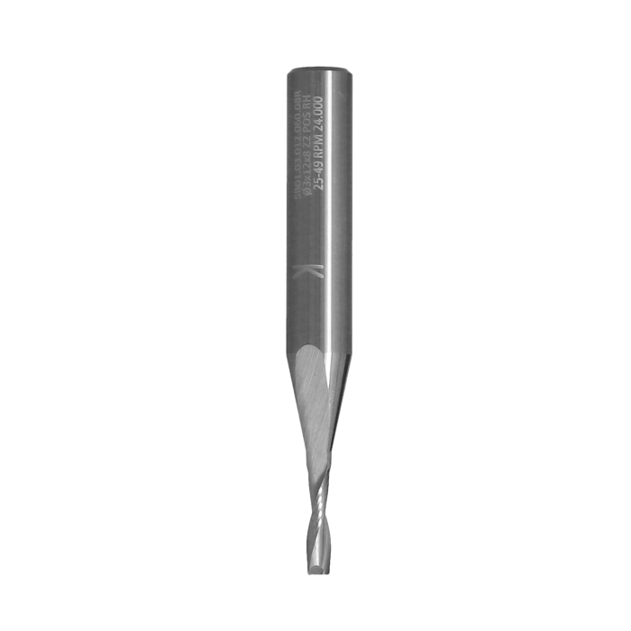 ITA TOOLS frez spiralny pozytyw Z2 D3 I12 L60 S8 wykańczający