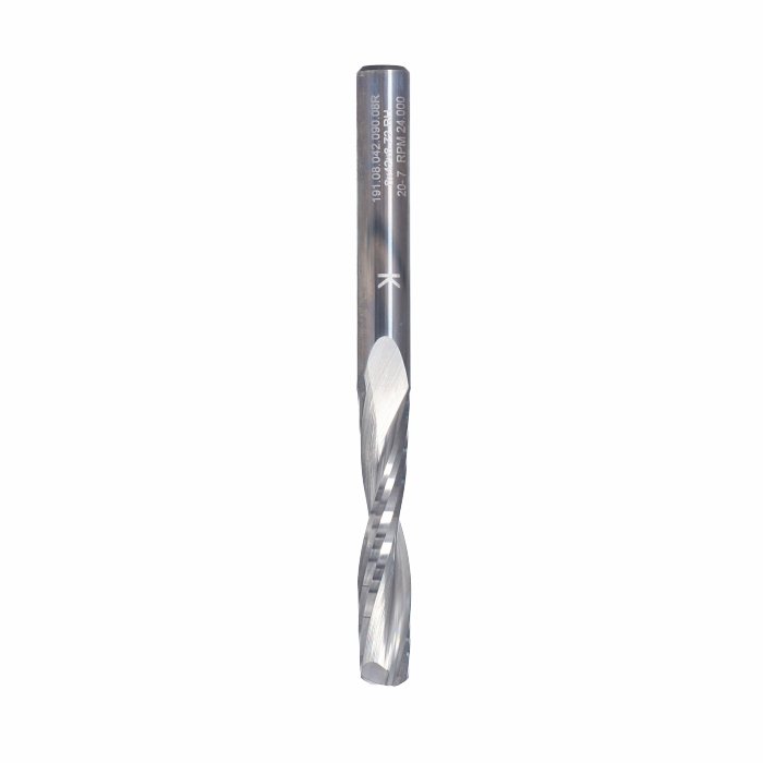 ITA TOOLS frez spiralny pozytyw Z2 D8 I42 L90 S8 wykańczający