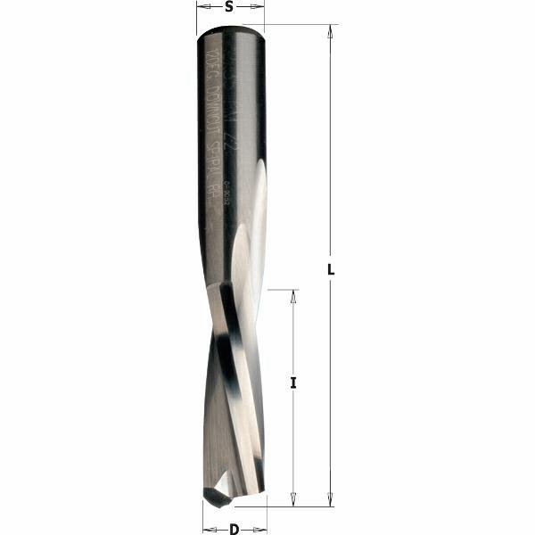 ITA TOOLS frez spiralny negatyw Z2 D8 I32 L80 S8 wykańczający