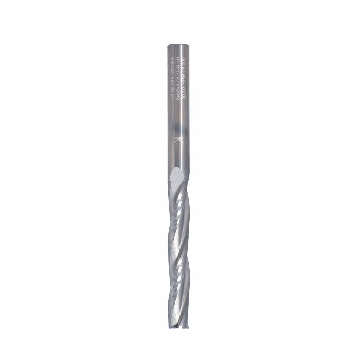 ITA TOOLS frez spiralny pozytyw Z3 D8 I52 L100 S8 wykańczający
