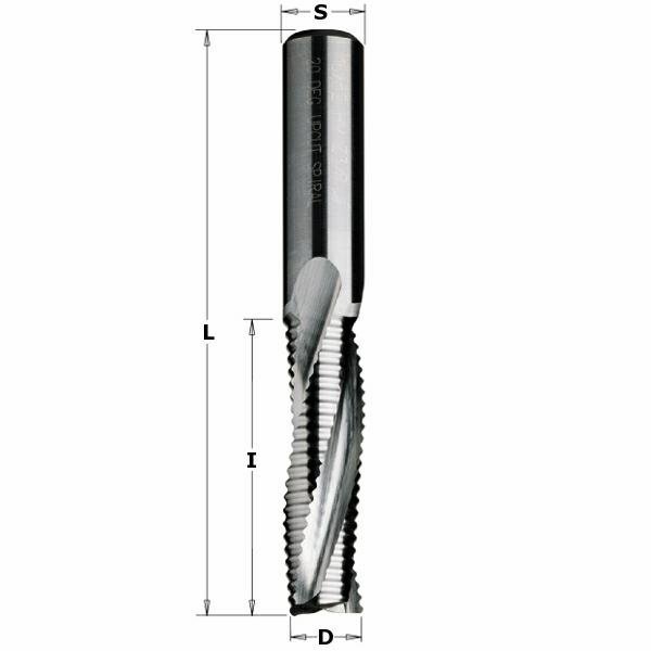 ITA TOOLS frez spiralny pozytyw Z3 D8 I32 L80 S8 zgrubny