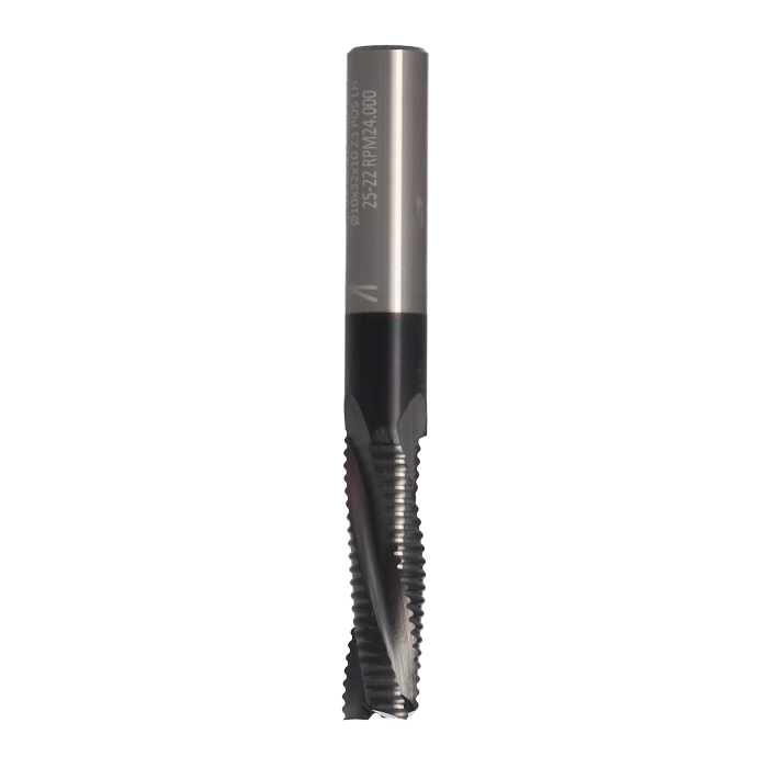 ITA TOOLS frez spiralny pozytyw Z3 D10 I32 L80 S10 zgrubny powłoka NaDia