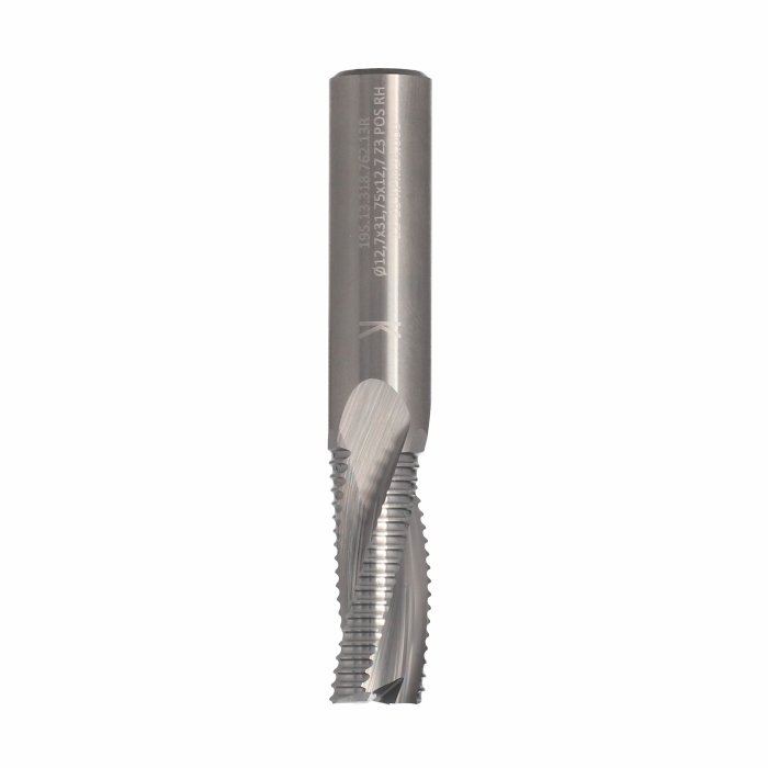 ITA TOOLS frez spiralny pozytyw Z3 D12,7 I31,75 L76,2 S12,7 zgrubny
