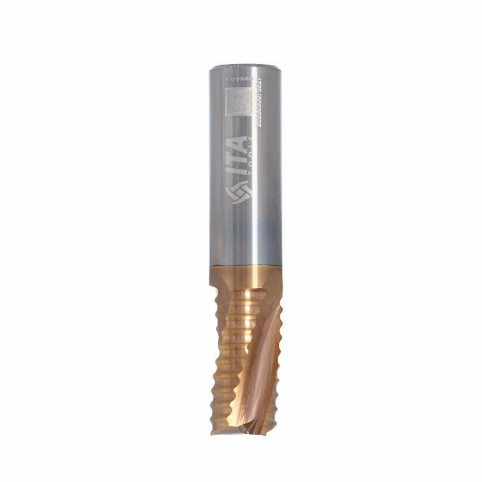 ITA TOOLS frez spiralny pozytyw Z3 D14 I25 L70 S14 zgrubny powłoka TiSiN