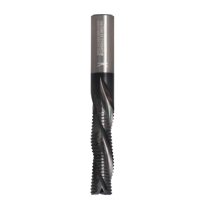 ITA TOOLS frez spiralny negatyw Z3 D12 I42 L90 S12 zgrubny powłoka NaDia