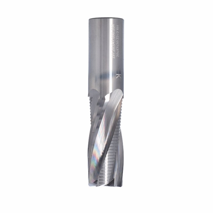 ITA TOOLS frez spiralny pozytyw Z4 D20 I47 L90 S20 zgrubno-wykańczający