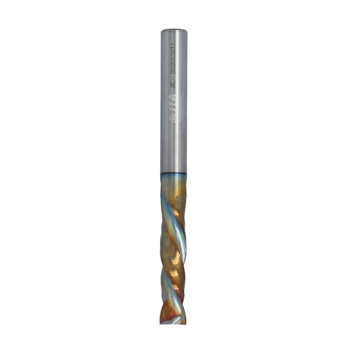 ITA TOOLS frez spiralny kompresyjny pozytyw + negatyw Z2+2 D6 I25 L65 S6 wykańczający powłoka Platinum