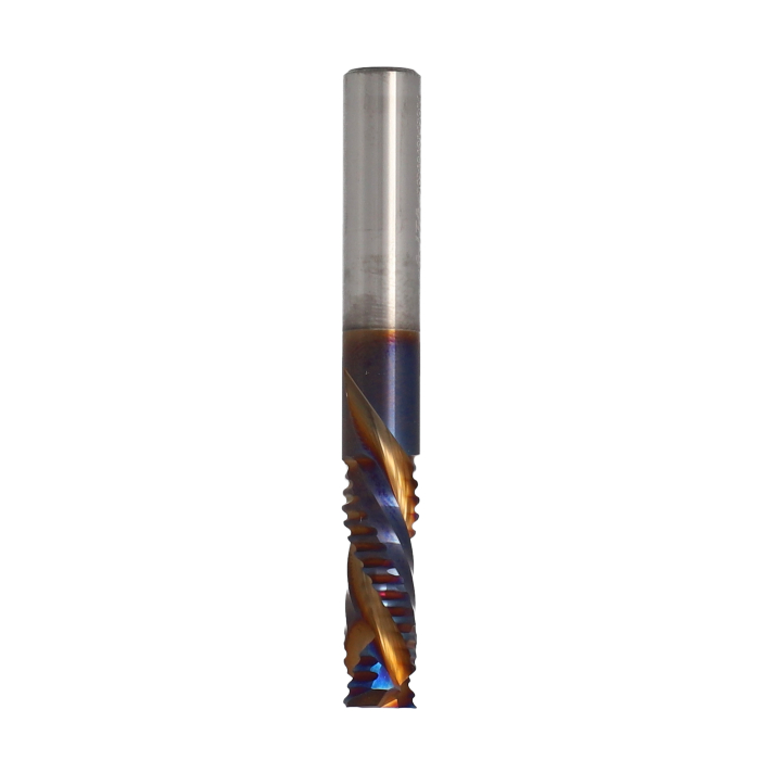 ITA TOOLS frez spiralny kompresyjny pozytyw + negatyw Z2+2 D8 I25 L65 S8 zgrubny powłoka Platinum