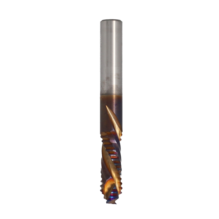 ITA TOOLS frez spiralny kompresyjny pozytyw + negatyw Z2+2 D8 I25 L65 S8 zgrubny powłoka Platinum