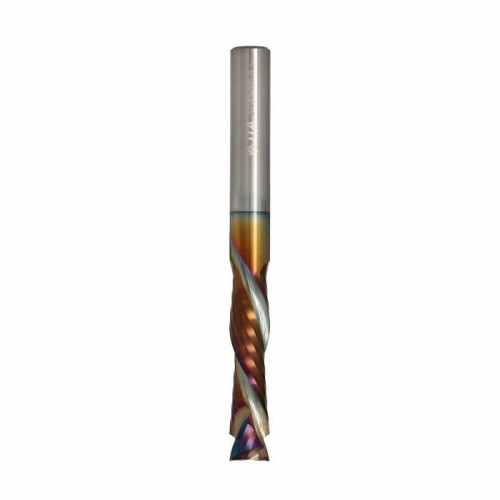 ITA TOOLS frez spiralny kompresyjny pozytyw + negatyw Z2+2 D8 I35 L80 S8 wykańczający powłoka Platinum