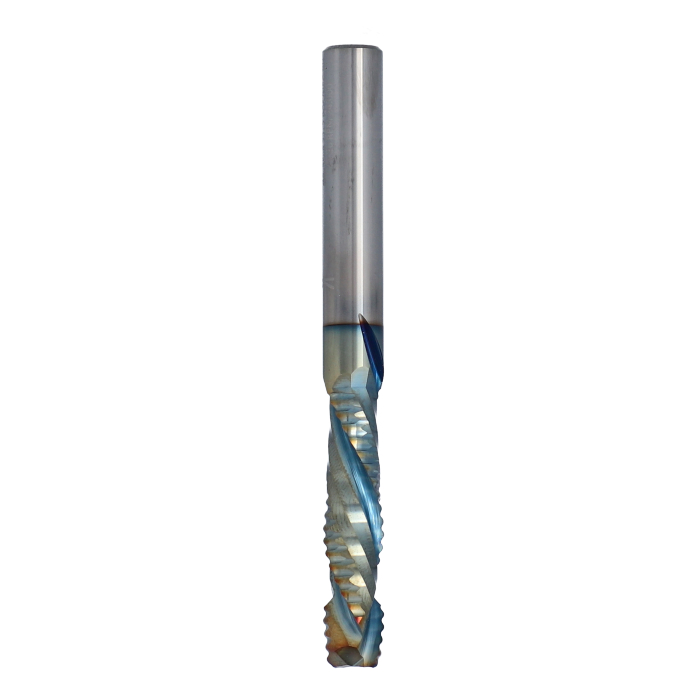 ITA TOOLS frez spiralny kompresyjny pozytyw + negatyw Z2+2 D8 I35 L80 S8 zgrubny powłoka Platinum