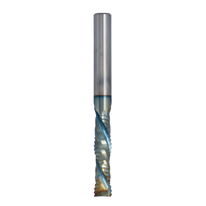 ITA TOOLS frez spiralny kompresyjny pozytyw + negatyw Z2+2 D8 I35 L80 S8 zgrubny powłoka Platinum