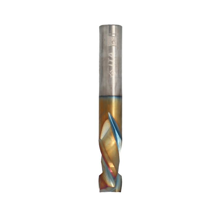 ITA TOOLS frez spiralny kompresyjny pozytyw + negatyw Z2+2 D10 I22 L70 S10 wykańczający powłoka Platinum