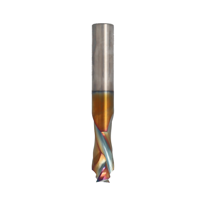 ITA TOOLS frez spiralny kompresyjny pozytyw + negatyw Z2+2 D10 I22 L70 S10 wykańczający powłoka Platinum