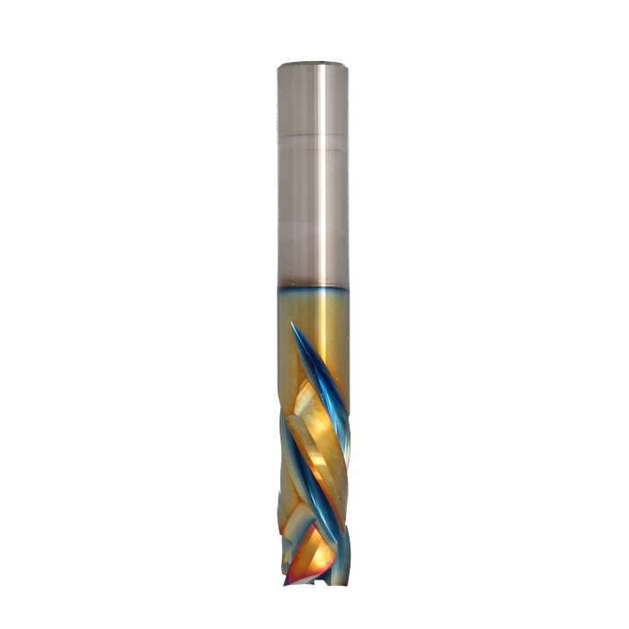 ITA TOOLS frez spiralny kompresyjny pozytyw + negatyw Z3+3 D10 I22 L70 S10 wykańczający powłoka Platinum