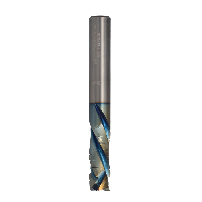 ITA TOOLS frez spiralny kompresyjny pozytyw + negatyw Z3+3 D10 I27 L80 S10 wykańczający powłoka Platinum