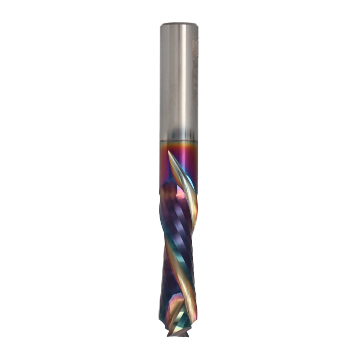 ITA TOOLS frez spiralny kompresyjny pozytyw + negatyw Z2+2 D10 I35 L80 S10 wykańczający powłoka Platinum