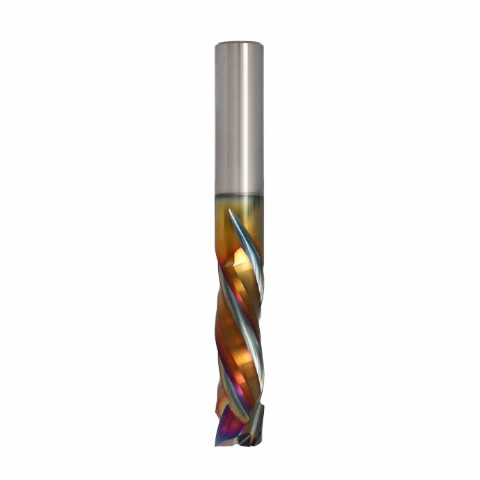 ITA TOOLS frez spiralny kompresyjny pozytyw + negatyw Z3+3 D10 I35 L80 S10 wykańczający powłoka Platinum