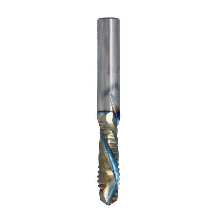 ITA TOOLS frez spiralny kompresyjny pozytyw + negatyw Z2+2 D10 I35 L80 S10 zgrubny powłoka Platinum