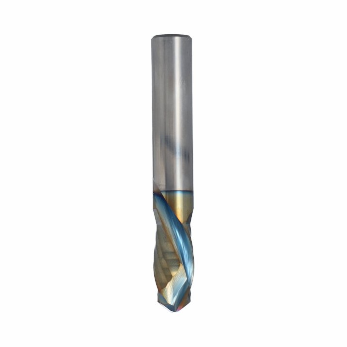 ITA TOOLS frez spiralny kompresyjny pozytyw + negatyw Z2+2 D12 I25 L80 S12 wykańczający powłoka Platinum