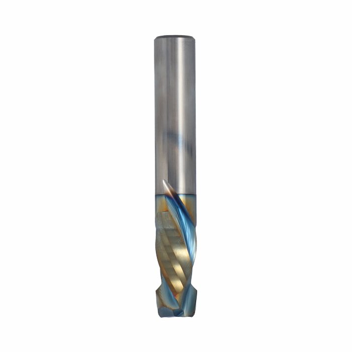 ITA TOOLS frez spiralny kompresyjny pozytyw + negatyw Z2+2 D12 I25 L80 S12 wykańczający powłoka Platinum
